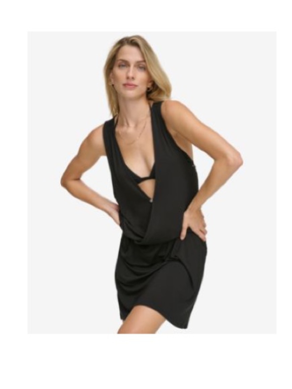 🌀NWT! Calvin Klein Black Swimwear coverup
